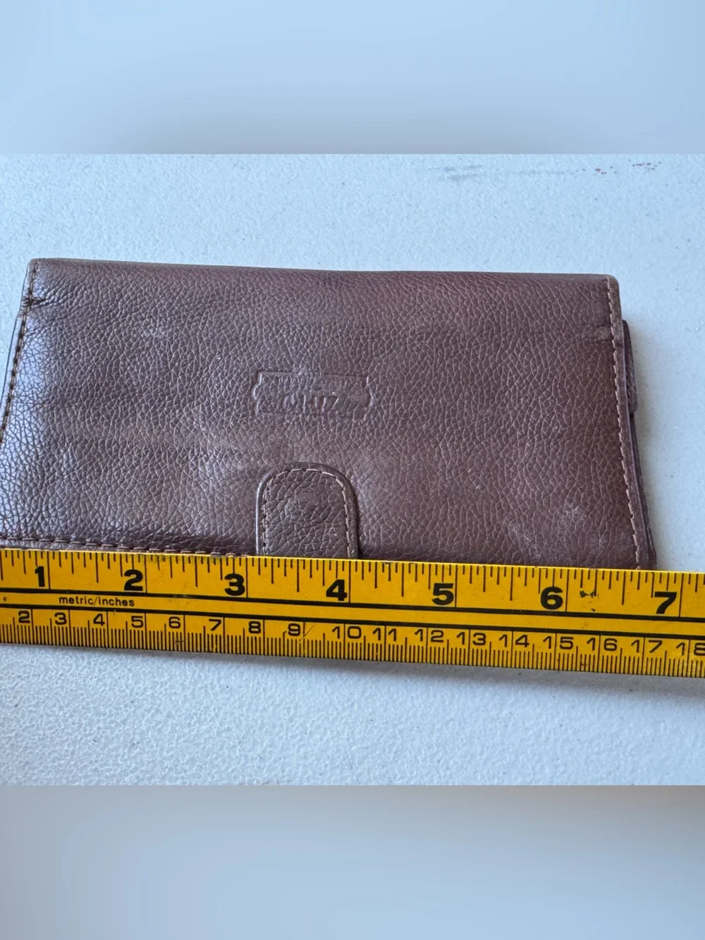 Vintage ZIPPO Esprit Soft Supple Brown Leather Snap Wallet MINTY RARE
